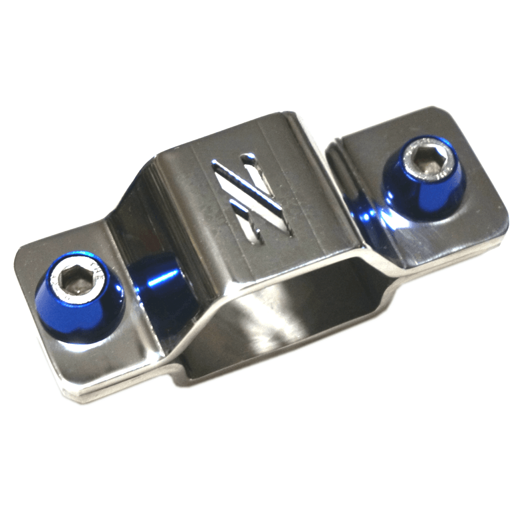 ZSPEC Battery Cable Bracket for '90-99 Nissan 300zx Z32, Polished Stainless