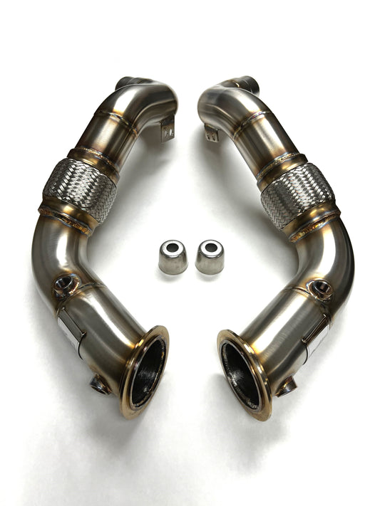 Competition Series Catless Downpipes for 2015-19 X5M & X6M S63 Engine