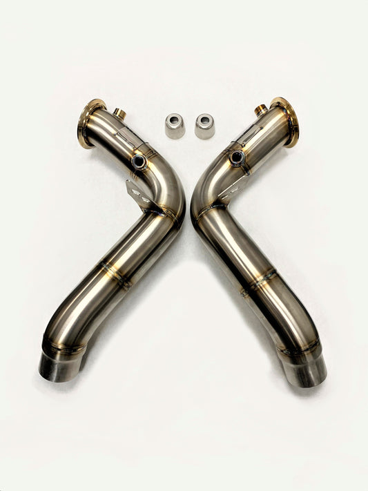 Competition Series Catless Downpipes for 2012-16 M5/M6 S63 Engine