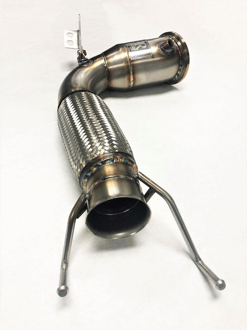 Competition Series 4" Catless Downpipe for the 2015+ Mini Cooper S, Clubman, Cabrio and Countryman US Spec (4 Cylinder) Engine