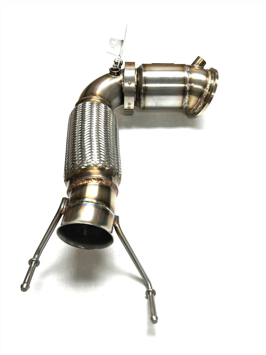 Sports Series 4" High Flow Catted Downpipe for the 2016+ X1/X2/2 Series Gran Coupe B48 EU/Asia Spec (4 Cylinder) Engine