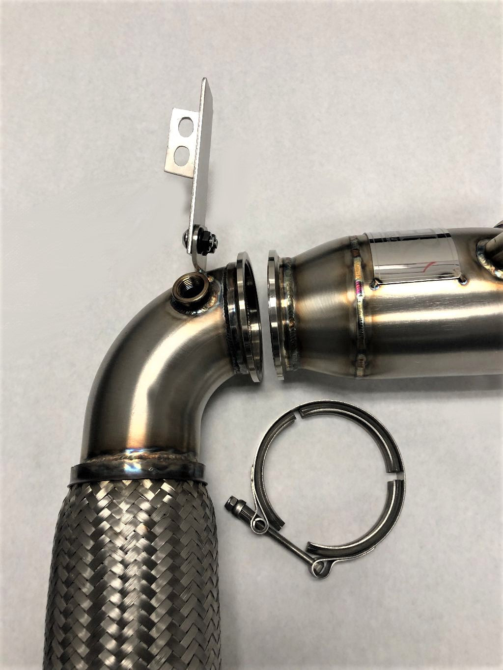 Sports Series 4" High Flow Catted Downpipe for the 2016+ X1/X2/2 Series Gran Coupe B46 US Spec (4 Cylinder) Engine