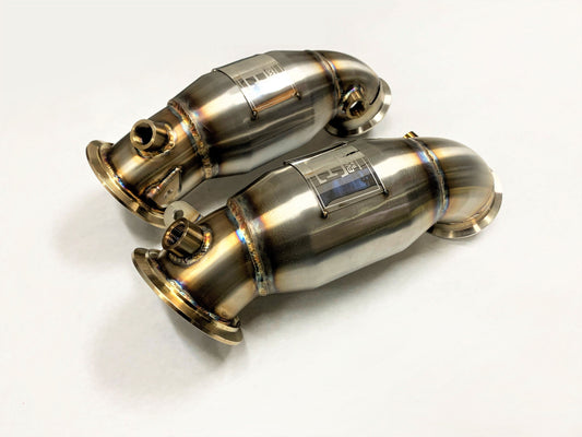 Sports Series High Flow Catted Primary Downpipe 2019-23 X5M/X6M S63M Engine