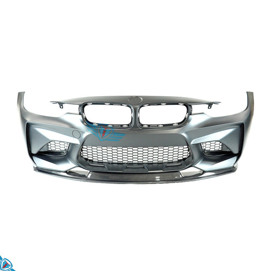 2012-2018 BMW 3 Series (F30) MTC Style Carbon Fiber Front Lip | FYBR Aerodynamics