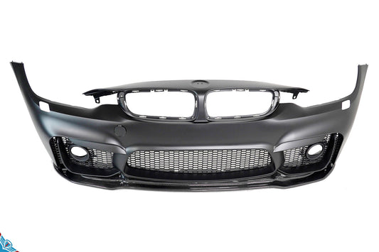 2014-2020 BMW 4 Series (F32/F33/F36) VSX Carbon Fiber Front Lip [ONLY FOR M4 CONVERSION BUMPER]