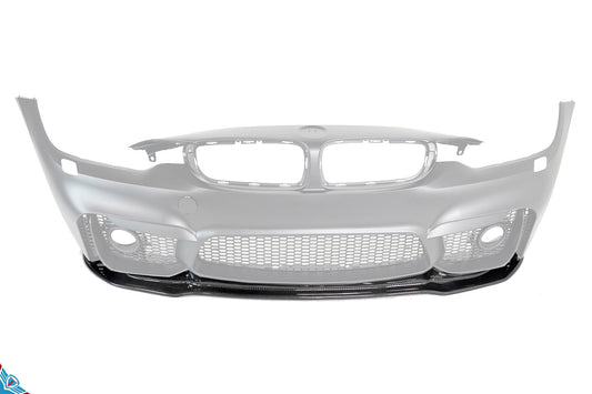 2014-2020 BMW 4 Series (F32/F33/F36) VSX Carbon Fiber Front Lip [ONLY FOR M4 CONVERSION BUMPER]