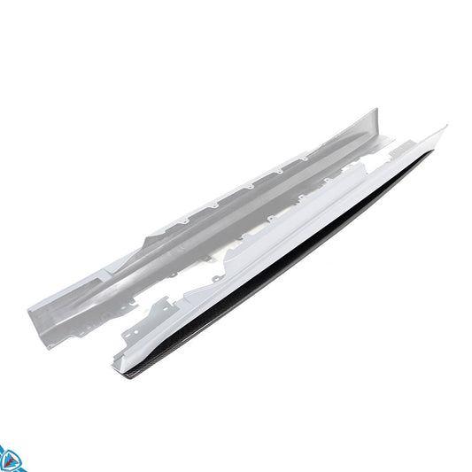 2014-2020 BMW 4 Series & M3/M4 (F32/F33/F80/F82) M Performance Style Carbon Fiber Side Skirt Extensions | FYBR Aerodynamics