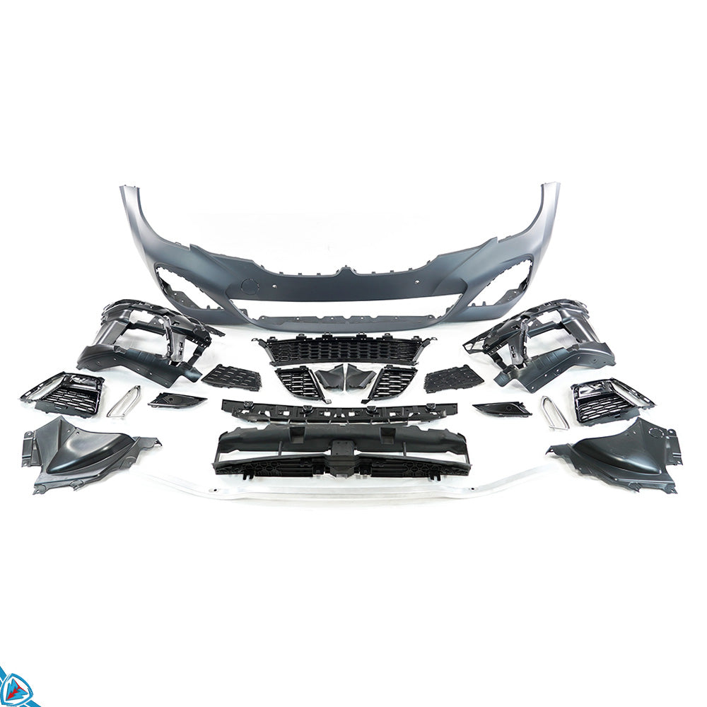 2019-2022 BMW Pre-LCI 3 Series (G20/G21) M Sport (M340i) Style Front Bumper Conversion Kit