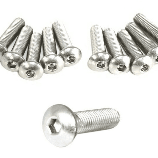 ZSPEC M5x20mm Button-Head Fasteners, Metric, SUS304 Stainless, 10-Pack
