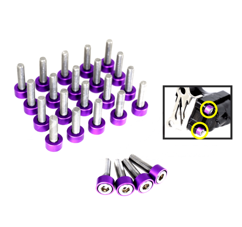 ZSPEC Coil Packs Fastener Kit for '90-96 Nissan Z32 300zx, Stainless & Billet