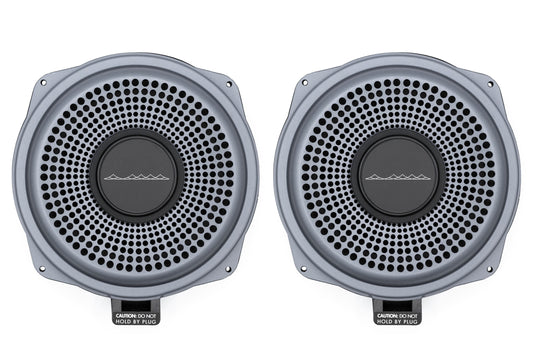 BACKORDERED - SHIPS SECOND HALF OF JULY - RECOMMEND YOU ORDER NOW, LIMITED FUTURE INVENTORY - Bavsound Ghost BMW Underseat Subwoofers V3, 2 Ohm, Pair