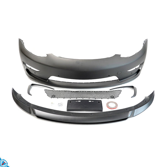 CUSTUNING Tesla Model 3 Front Facia Upgrade (Front Bumper + Lip)