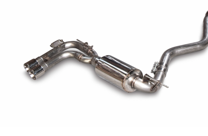 AWE - BMW F3X N20/N26 328i/428i Touring Edition Exhaust Quad Outlet - 80mm Diamond Black Tips