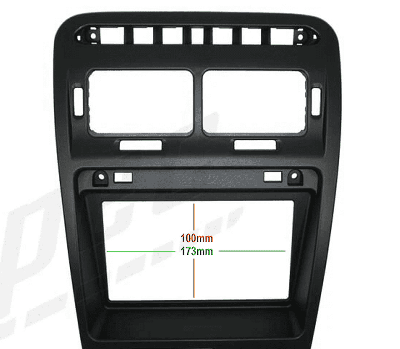 ZSPEC RHD Double-Din Radio Bezel w/Brackets for '90-99 Nissan Z32 300zx