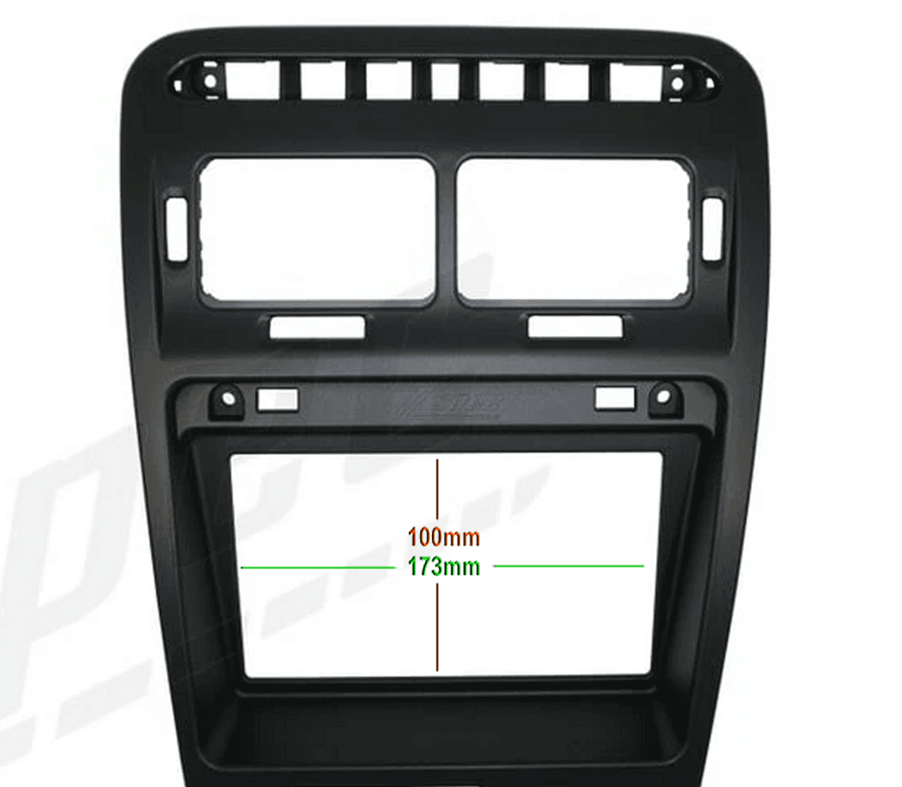 ZSPEC RHD Double-Din Radio Bezel Face-Plate for Nissan Z32 300zx, Bezel-ONLY