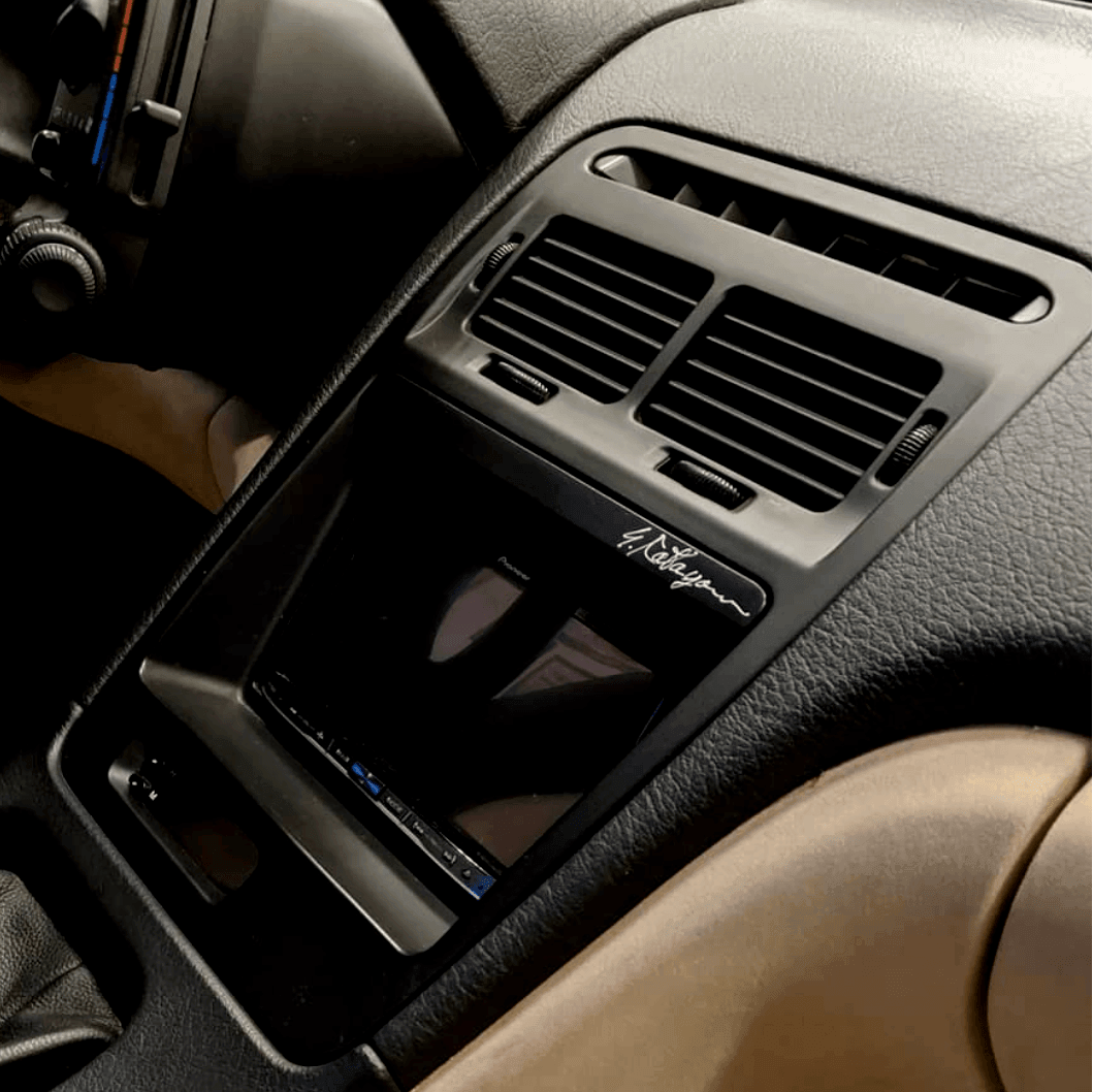 ZSPEC LHD Double-Din Radio Bezel w/Brackets for '90-99 Nissan Z32 300zx