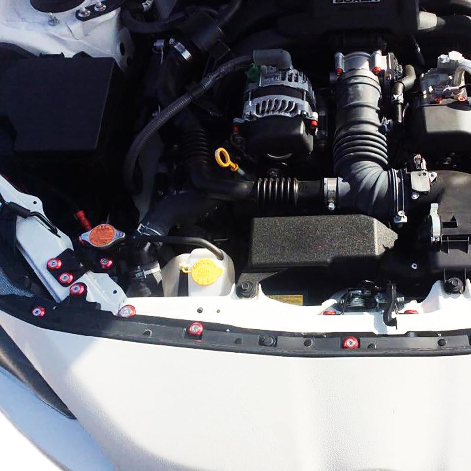 ZSPEC "Stage 2" Dress Up Bolts® Fastener Kit for Scion FRS, Subaru BRZ, Toyota 86 '13-21, Stainless & Billet