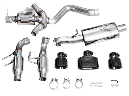 AWE - Toyota GR Corolla Touring Edition Exhaust - Diamond Black Tips