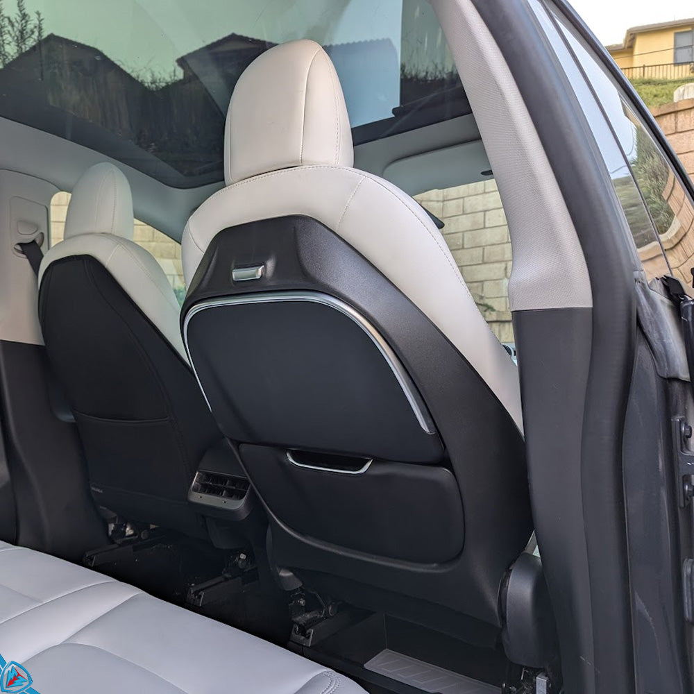 Full Replacement Luxury Seat Back with Folding Table and Wireless Charging for Tesla Model 3 / Y