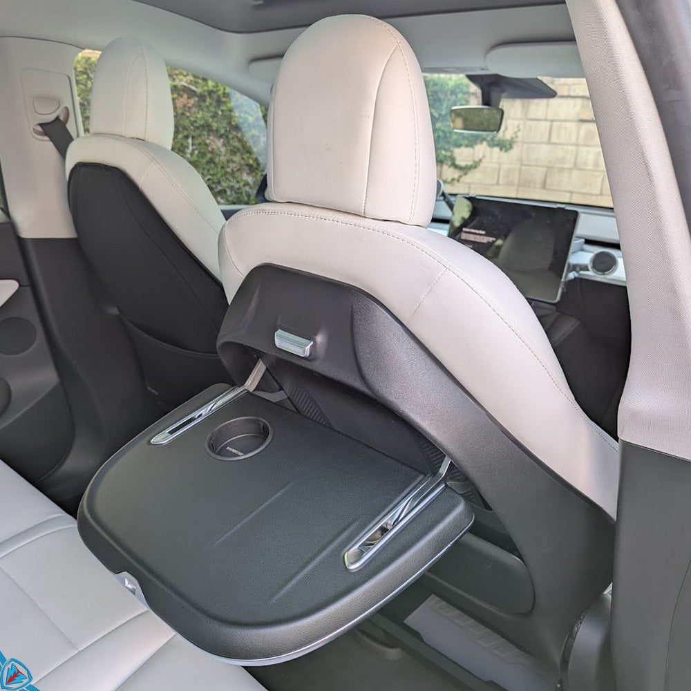 Full Replacement Luxury Seat Back with Folding Table and Wireless Charging for Tesla Model 3 / Y