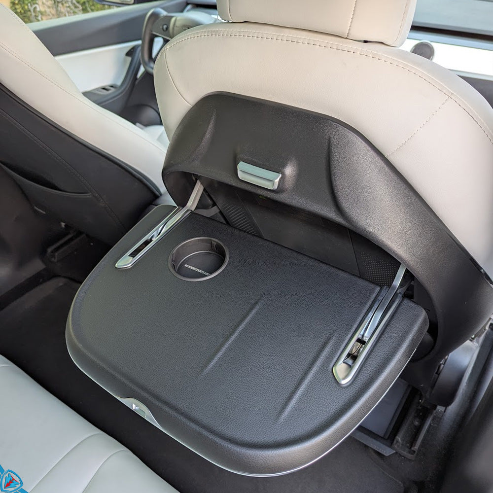 Full Replacement Luxury Seat Back with Folding Table and Wireless Charging for Tesla Model 3 / Y
