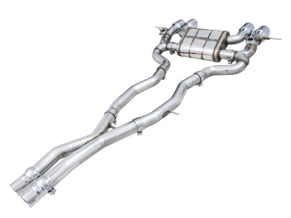 AWE - SwitchPath Catback Exhaust for BMW G8X M3/M4 - Chrome Silver Tips