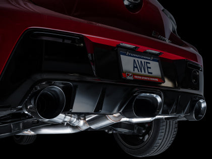 AWE - Toyota GR Corolla Touring Edition Exhaust - Diamond Black Tips