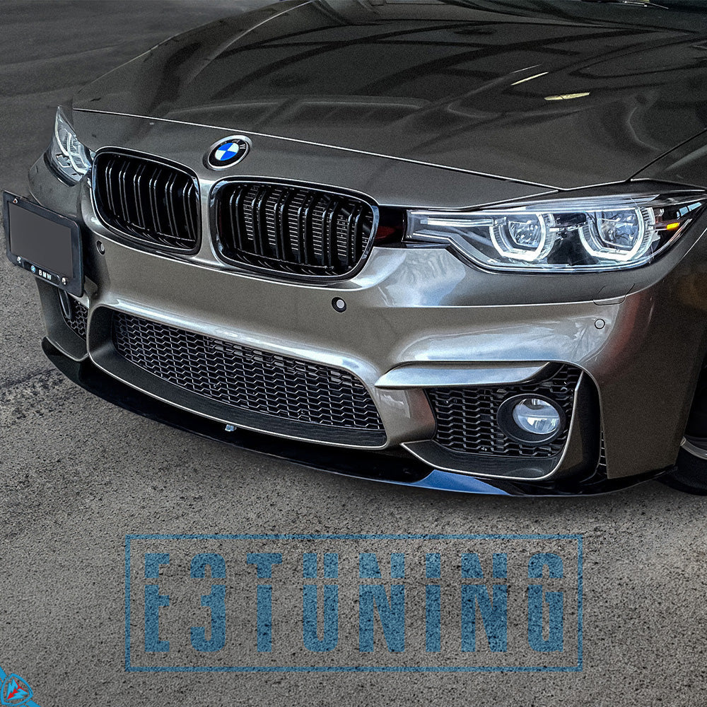2012-2018 BMW 3 Series (F30/F31) Performance Style Polypropylene Front Lip for M3 Style Front Bumper Conversions | E3Tuning