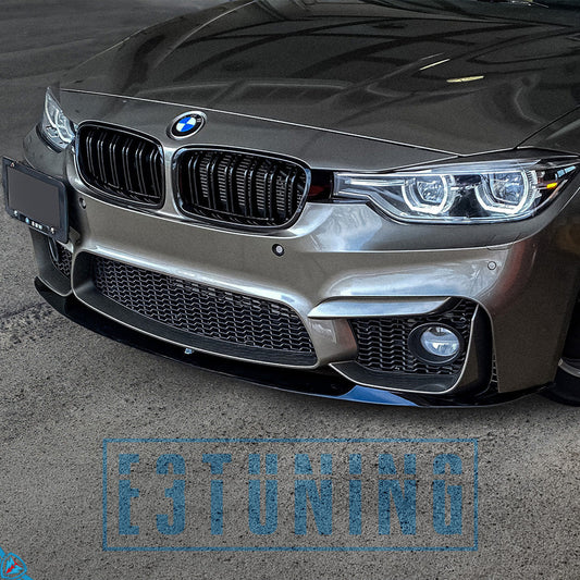 2012-2018 BMW 3 Series (F30/F31) Performance Style Polypropylene Front Lip for M3 Style Front Bumper Conversions | E3Tuning