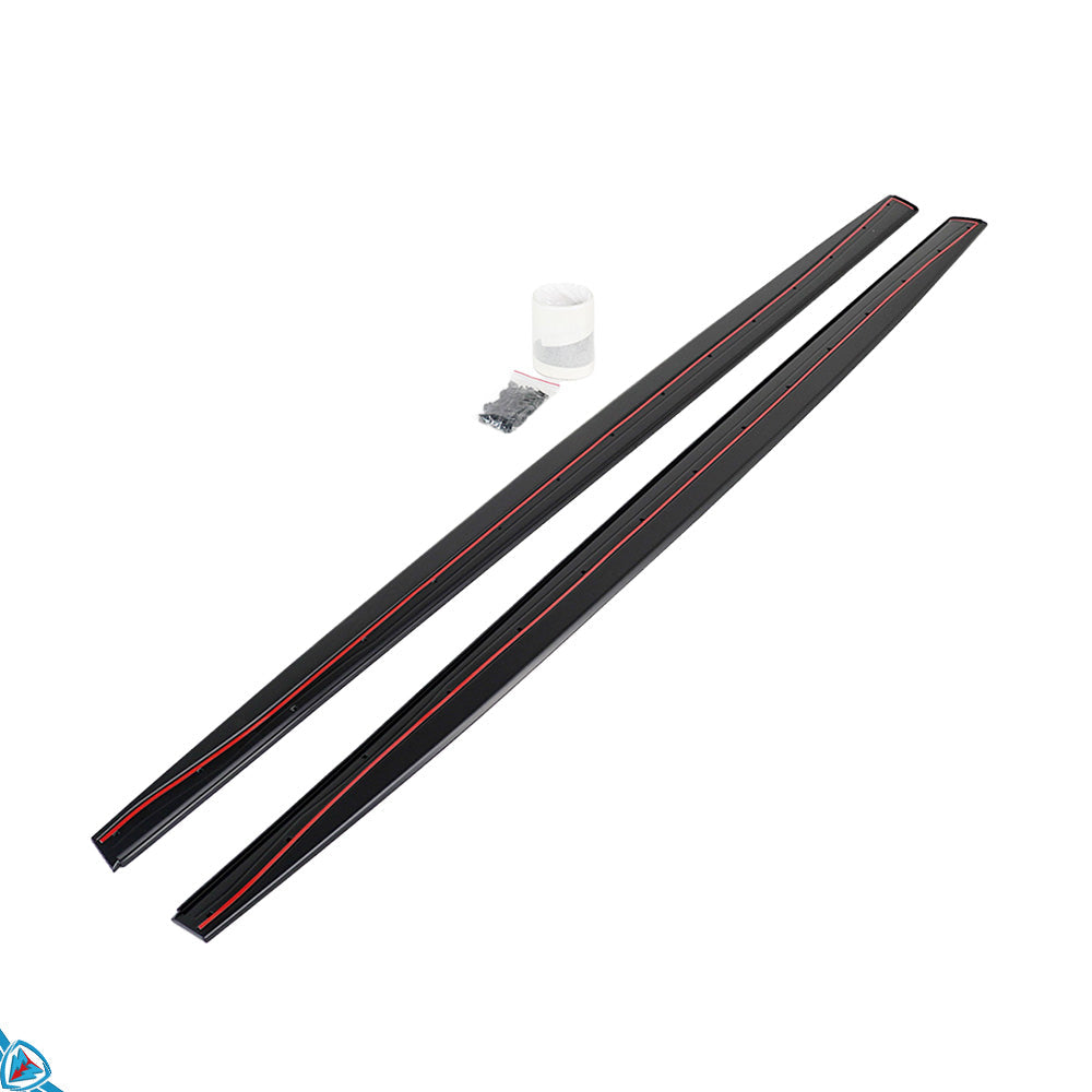 2014-2020 BMW 4 Series (F32/F33) M Performance Style Polypropylene Side Skirt Extensions | E3Tuning