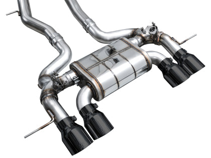 AWE - BMW G87 M2 SwitchPath Edition Exhaust - Diamond Black Tips