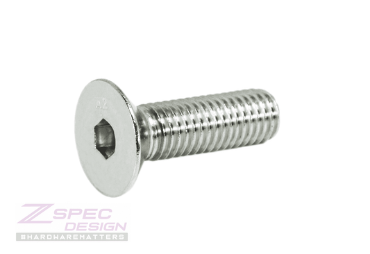 ZSPEC M10-1.5x40mm Flat-Head FHSC Fasteners, Stainless, Per Each