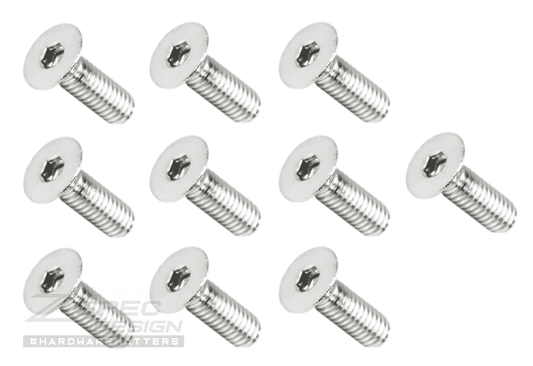 ZSPEC M4-0.7x16mm Fasteners, FHSC, Stainless Steel SUS304, 10-Pack