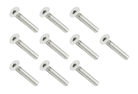 ZSPEC M4-0.7x25mm Fasteners, FHSC, Stainless Steel SUS304, 10-Pack