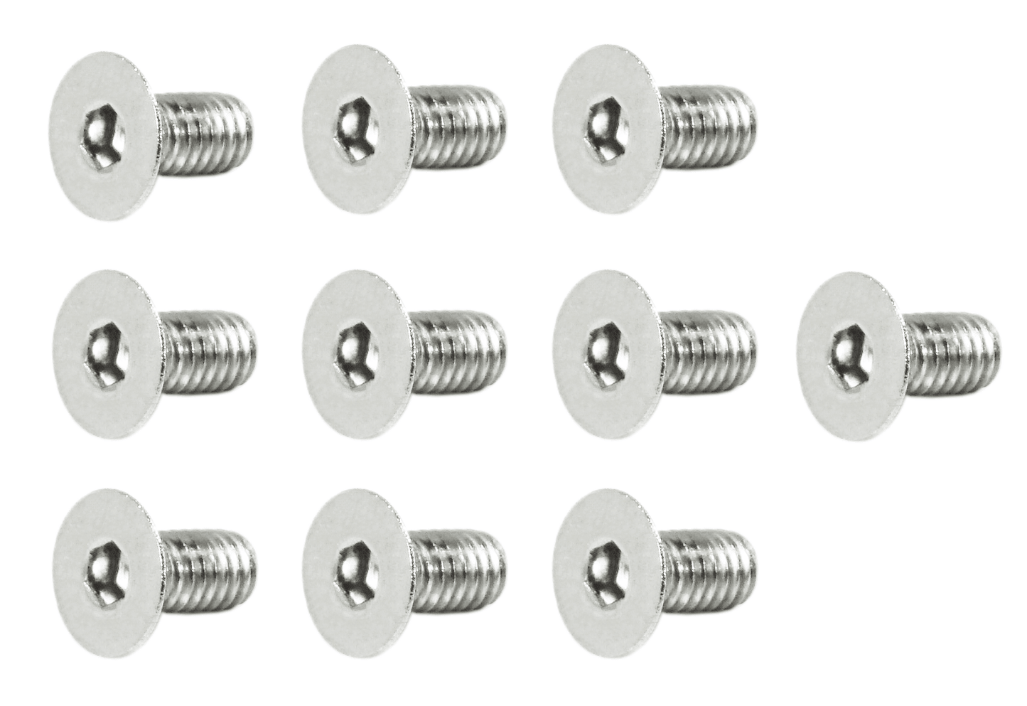 ZSPEC M4-0.7x8mm Fasteners, FHSC, Stainless Steel SUS304, 10-Pack