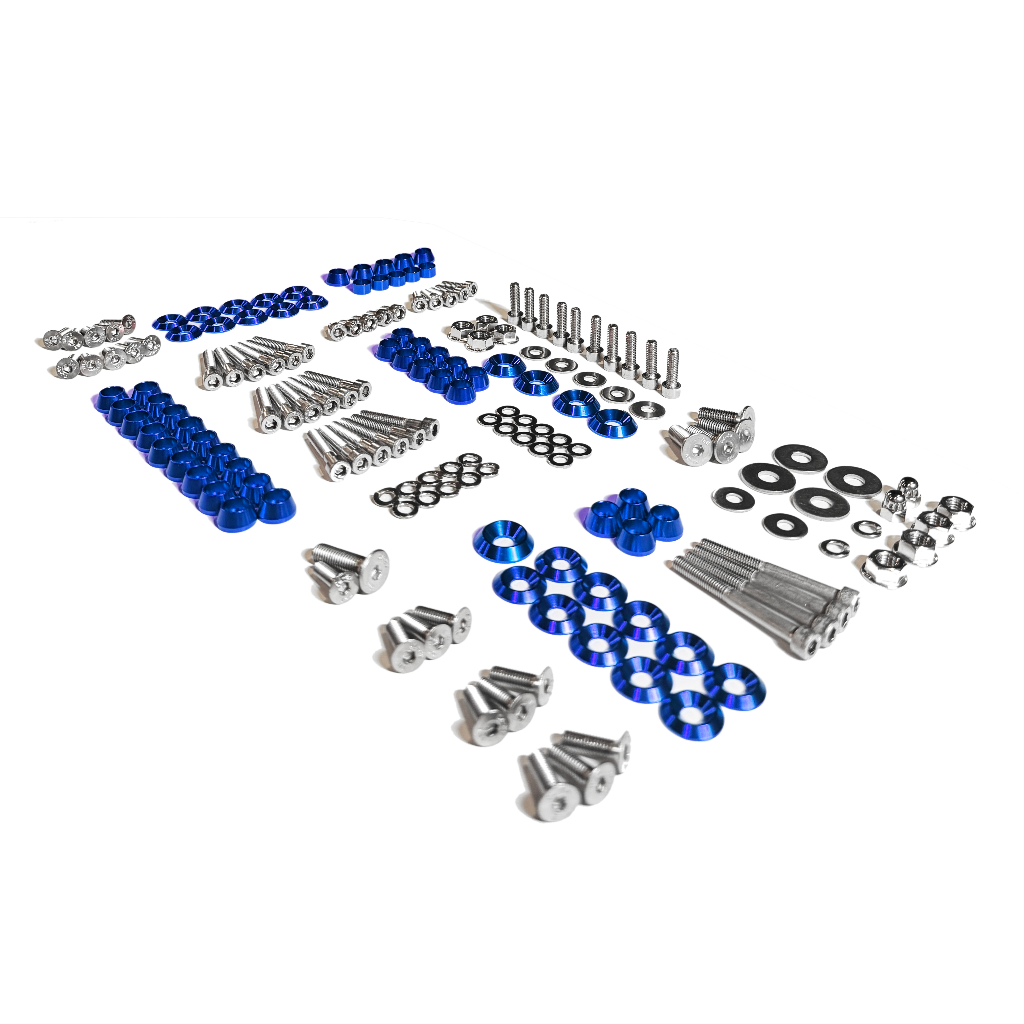 ZSPEC Stage-3 Dress Up Bolts® Fastener Kit for '15-23 Ford Mustang GT 5.0L S550, Stainless & Billet