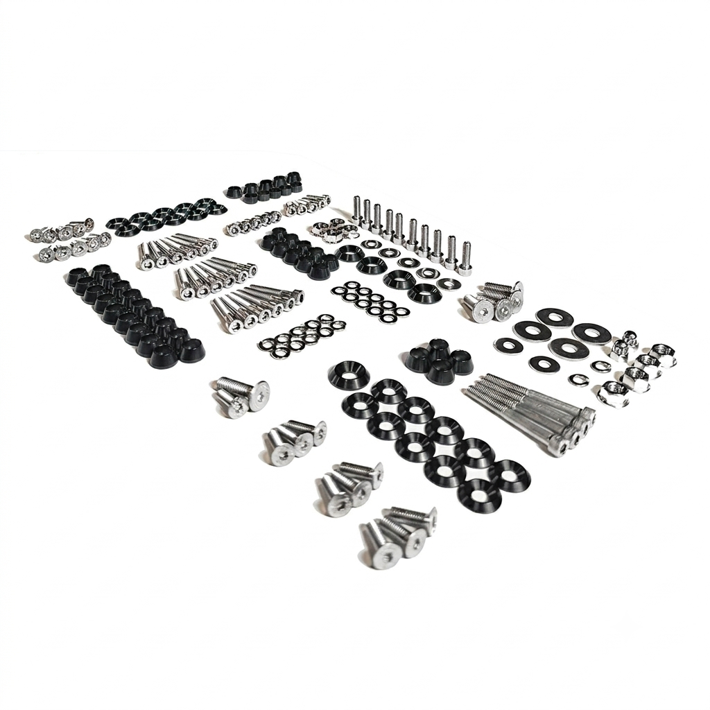 ZSPEC Stage-3 Dress Up Bolts® Fastener Kit for '15-23 Ford Mustang GT 5.0L S550, Stainless & Billet