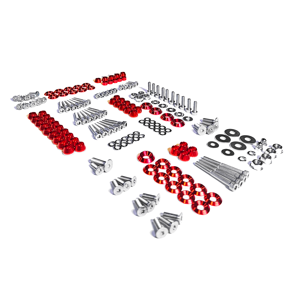 ZSPEC Stage-3 Dress Up Bolts® Fastener Kit for '15-23 Ford Mustang GT 5.0L S550, Stainless & Billet