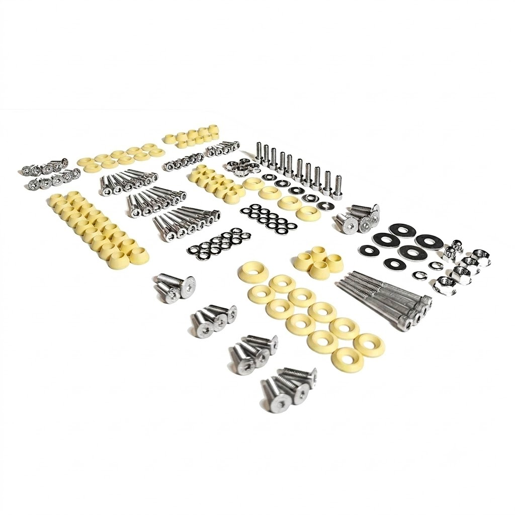 ZSPEC Stage-3 Dress Up Bolts® Fastener Kit for '15-23 Ford Mustang GT 5.0L S550, Stainless & Billet