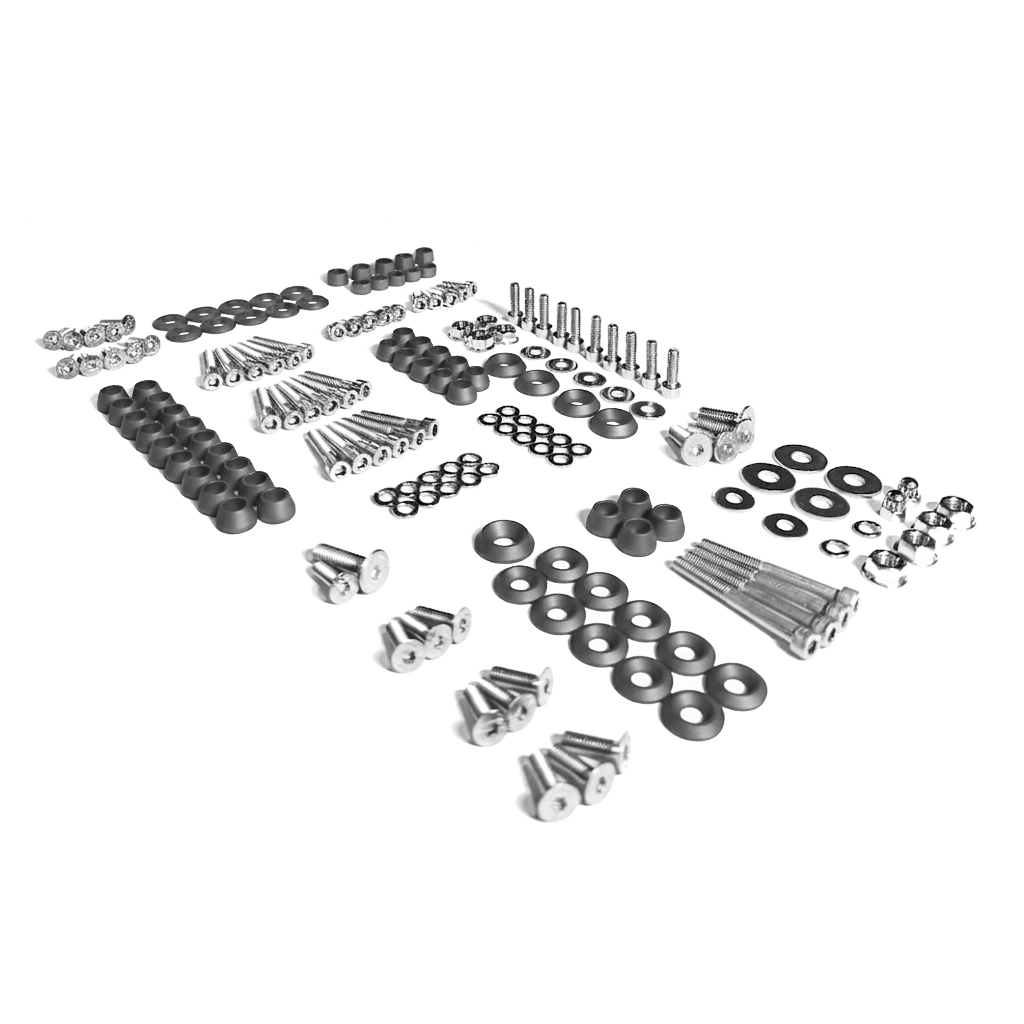 ZSPEC Stage-3 Dress Up Bolts® Fastener Kit for '15-23 Ford Mustang GT 5.0L S550, Stainless & Billet