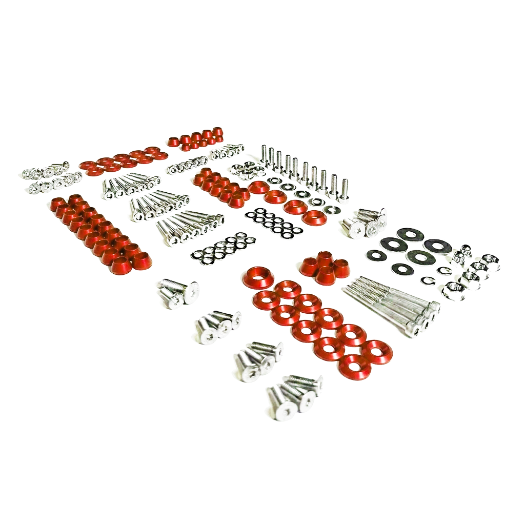 ZSPEC Stage-3 Dress Up Bolts® Fastener Kit for '15-23 Ford Mustang GT 5.0L S550, Stainless & Billet