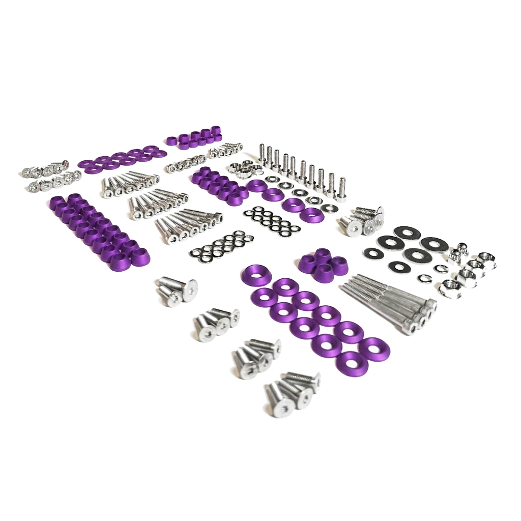 ZSPEC Stage-3 Dress Up Bolts® Fastener Kit for '15-23 Ford Mustang GT 5.0L S550, Stainless & Billet