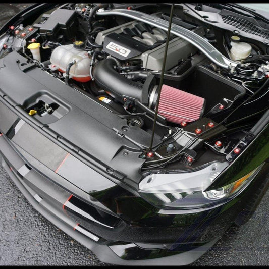 ZSPEC Stage-3 Dress Up Bolts® Fastener Kit for '15-23 Ford Mustang GT 5.0L S550, Stainless & Billet