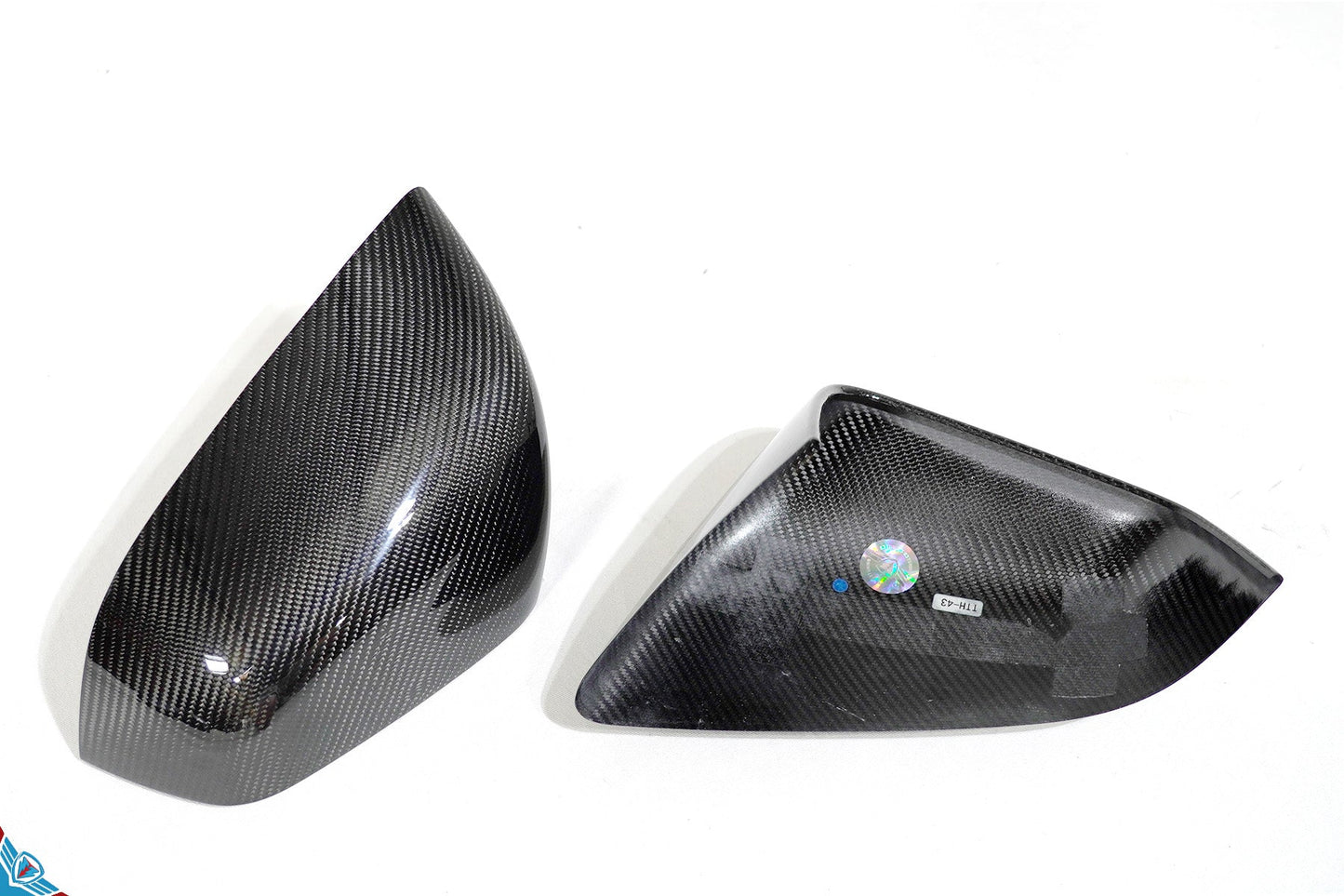 Tesla Model X OEM Overlay Dry Carbon Fiber Mirror Covers [Various Finishes] | FYBR Aerodynamics