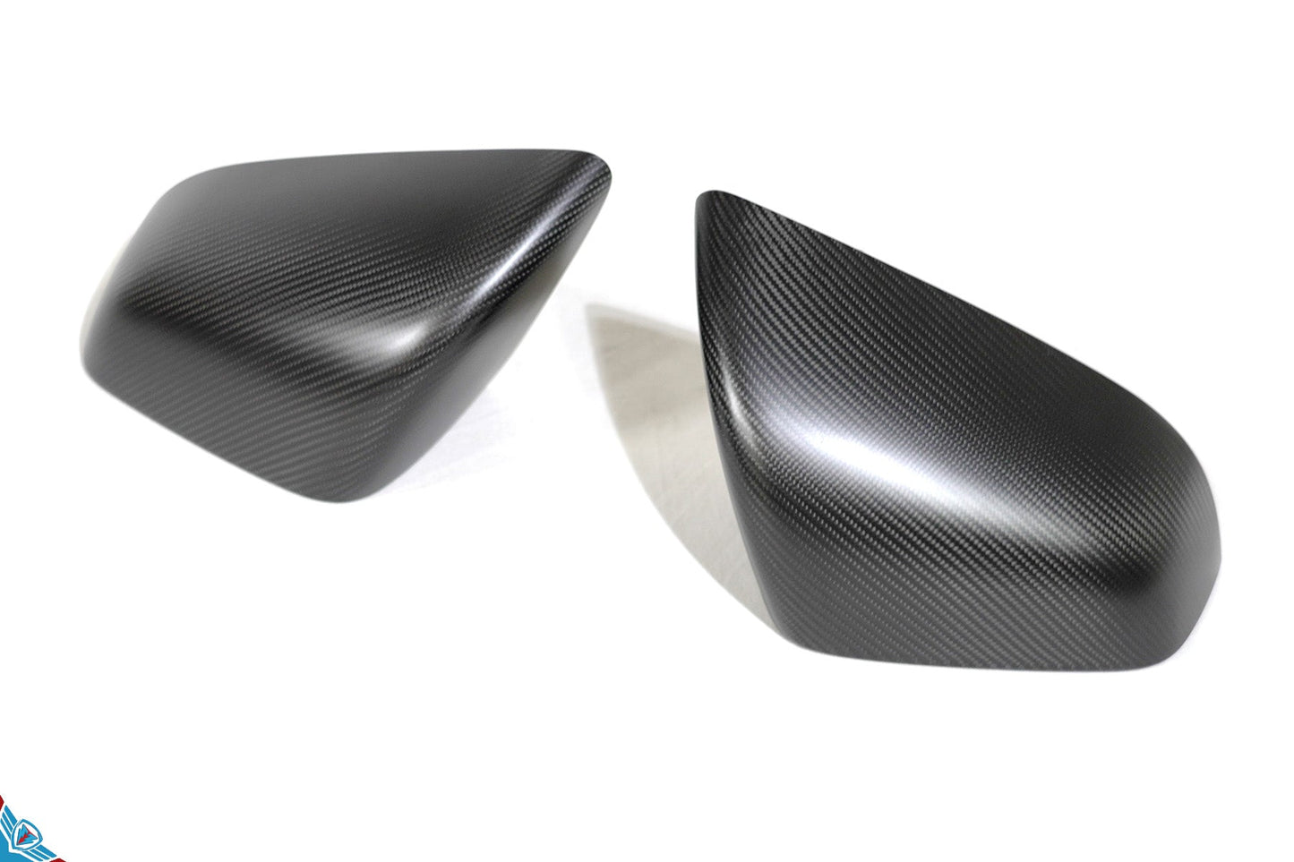 Tesla Model X OEM Overlay Dry Carbon Fiber Mirror Covers [Various Finishes] | FYBR Aerodynamics