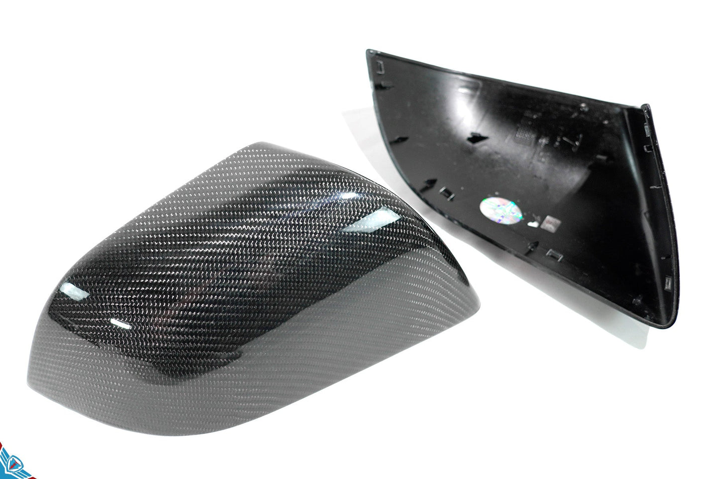 Tesla Model 3 Full OEM Replacement Carbon Fiber Mirror Covers [Various Finishes] | FYBR Aerodynamics