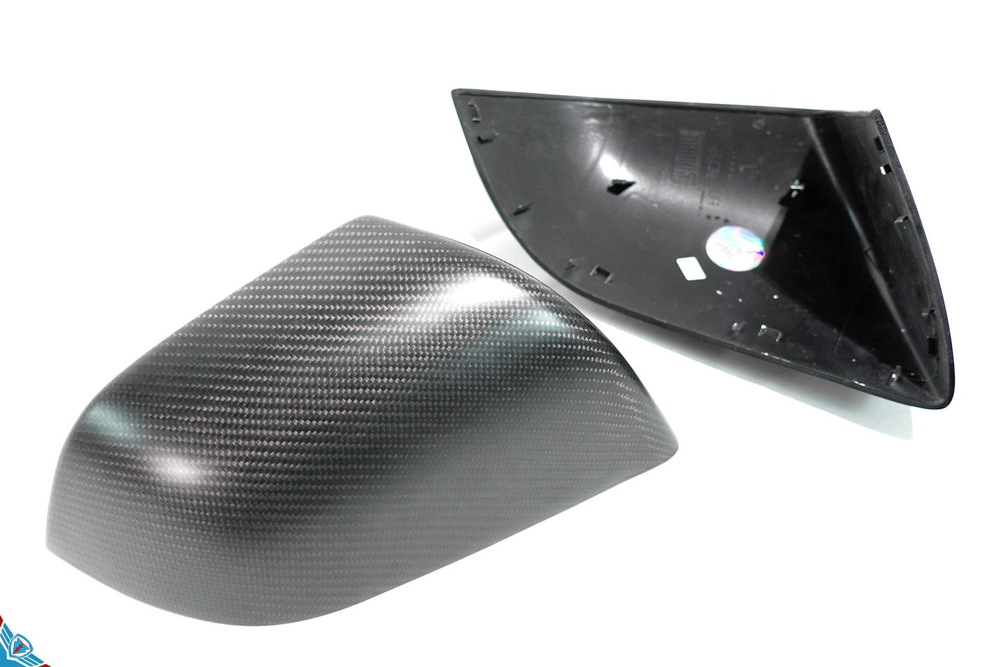 Tesla Model 3 Full OEM Replacement Carbon Fiber Mirror Covers [Various Finishes] | FYBR Aerodynamics
