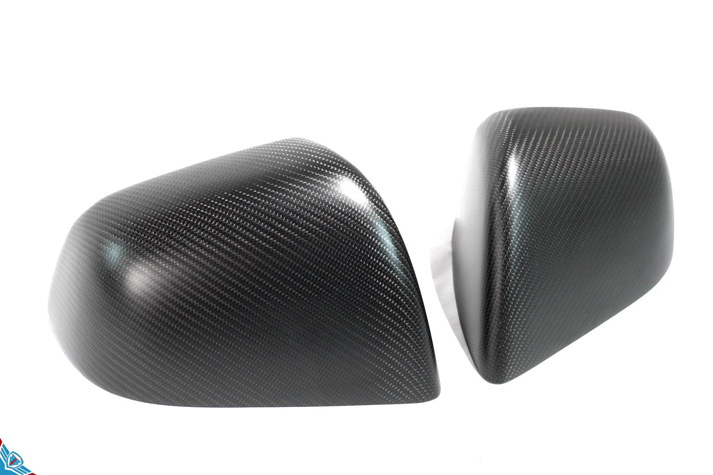 Tesla Model Y Full OEM Replacement Carbon Fiber Mirror Covers [Various Finishes] | FYBR Aerodynamics