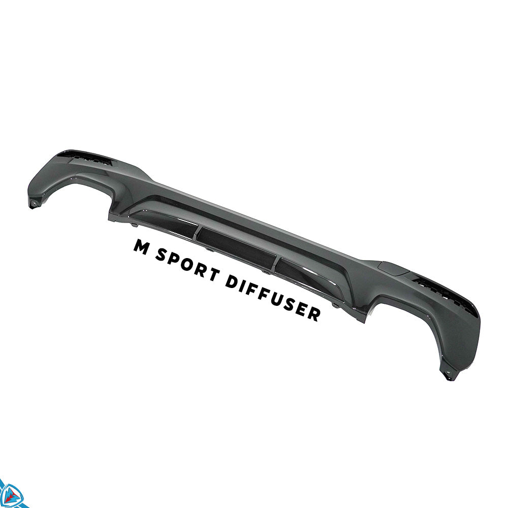 2021-2023 BMW LCI 5 Series (G30) M-Sport Style Rear Bumper Conversion Kit