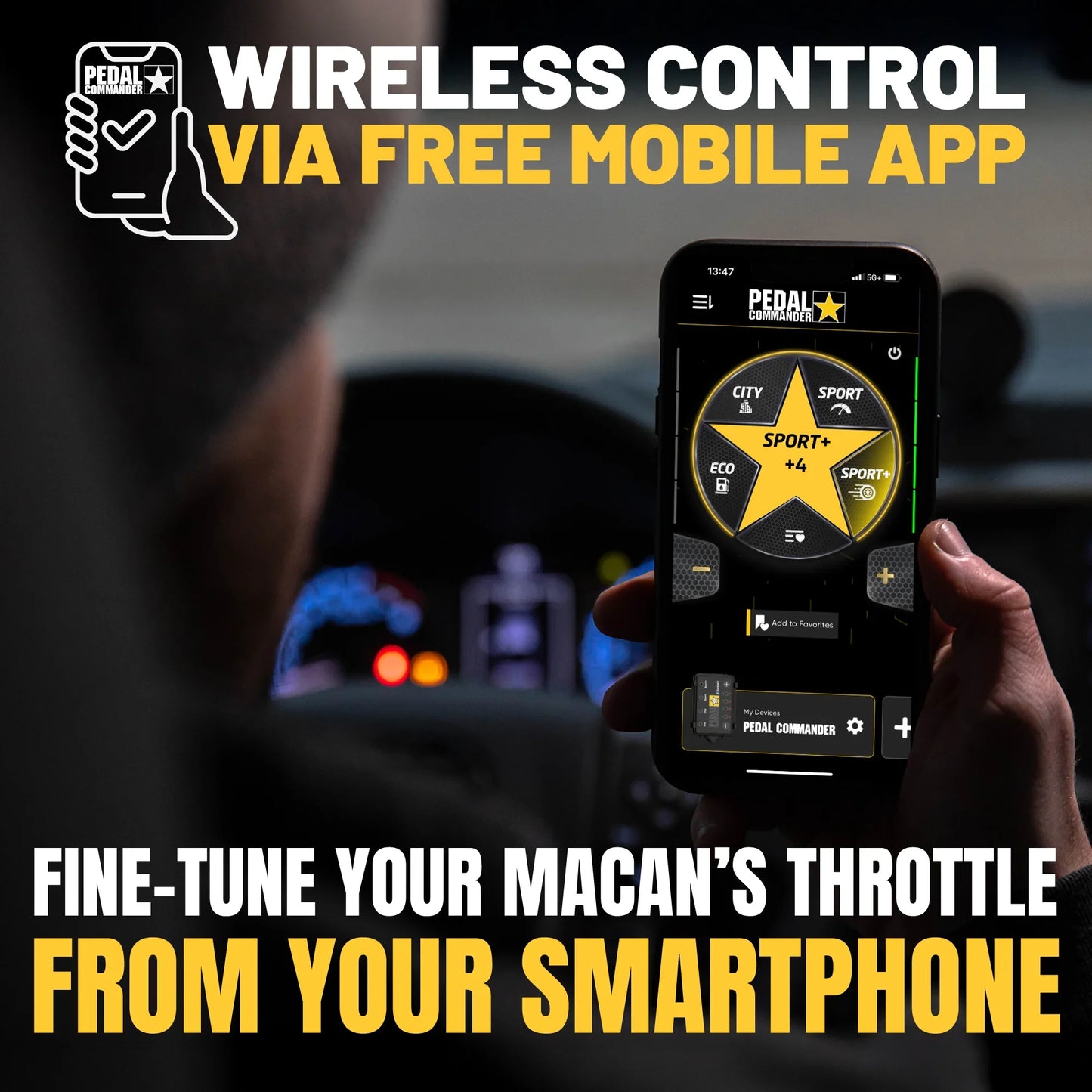 Pedal Commander for Porsche Macan